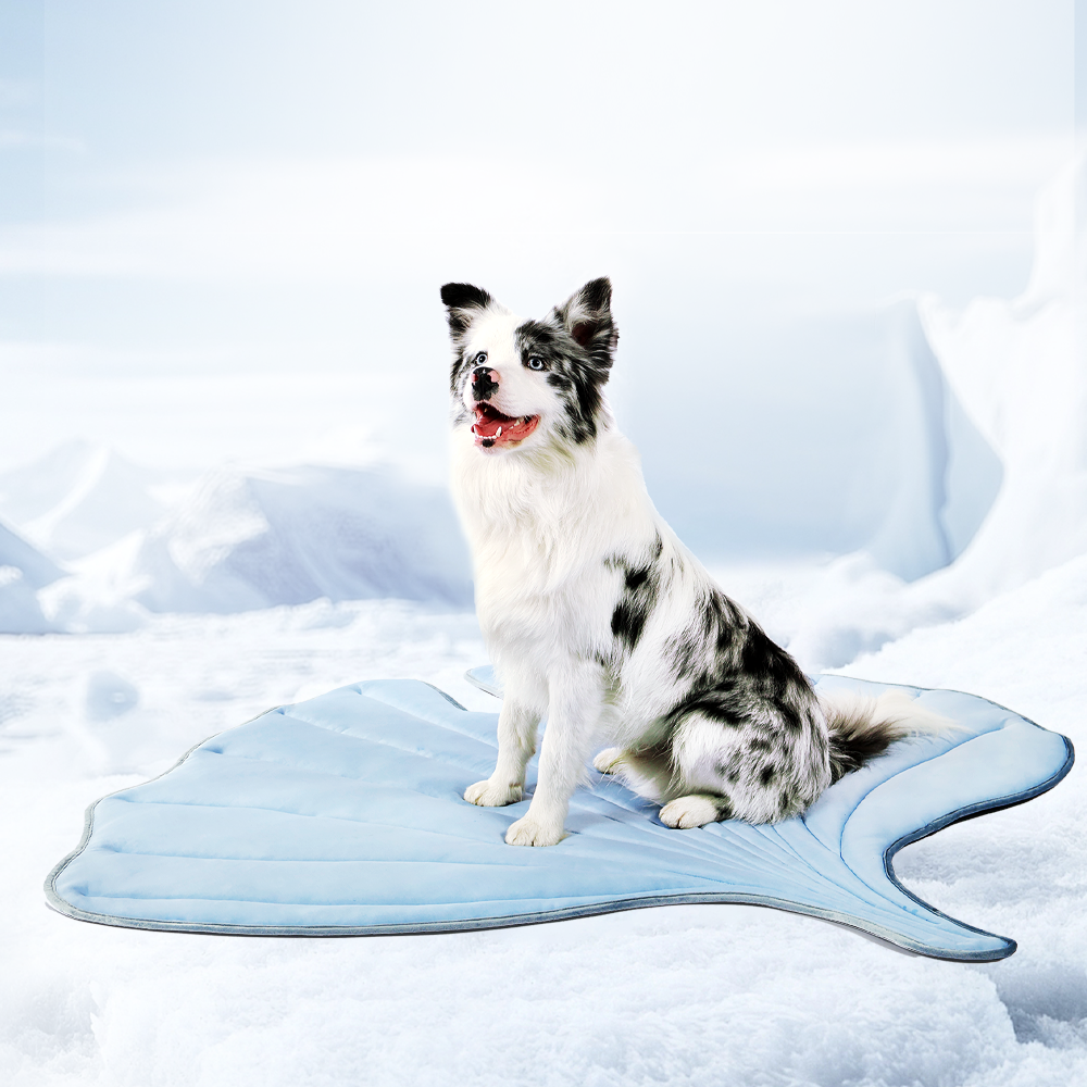 Leaf-Shaped Cooling Pet Mat