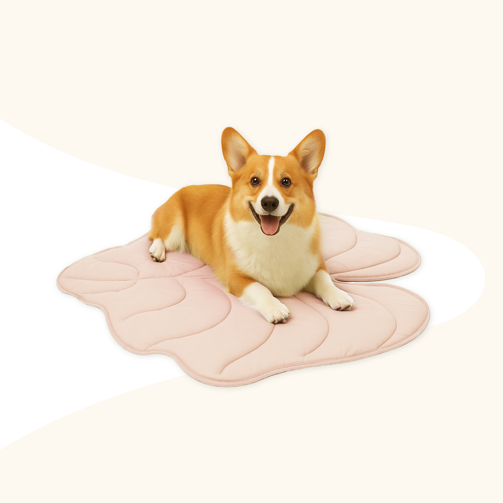 Leaf-Shaped Cooling Pet Mat