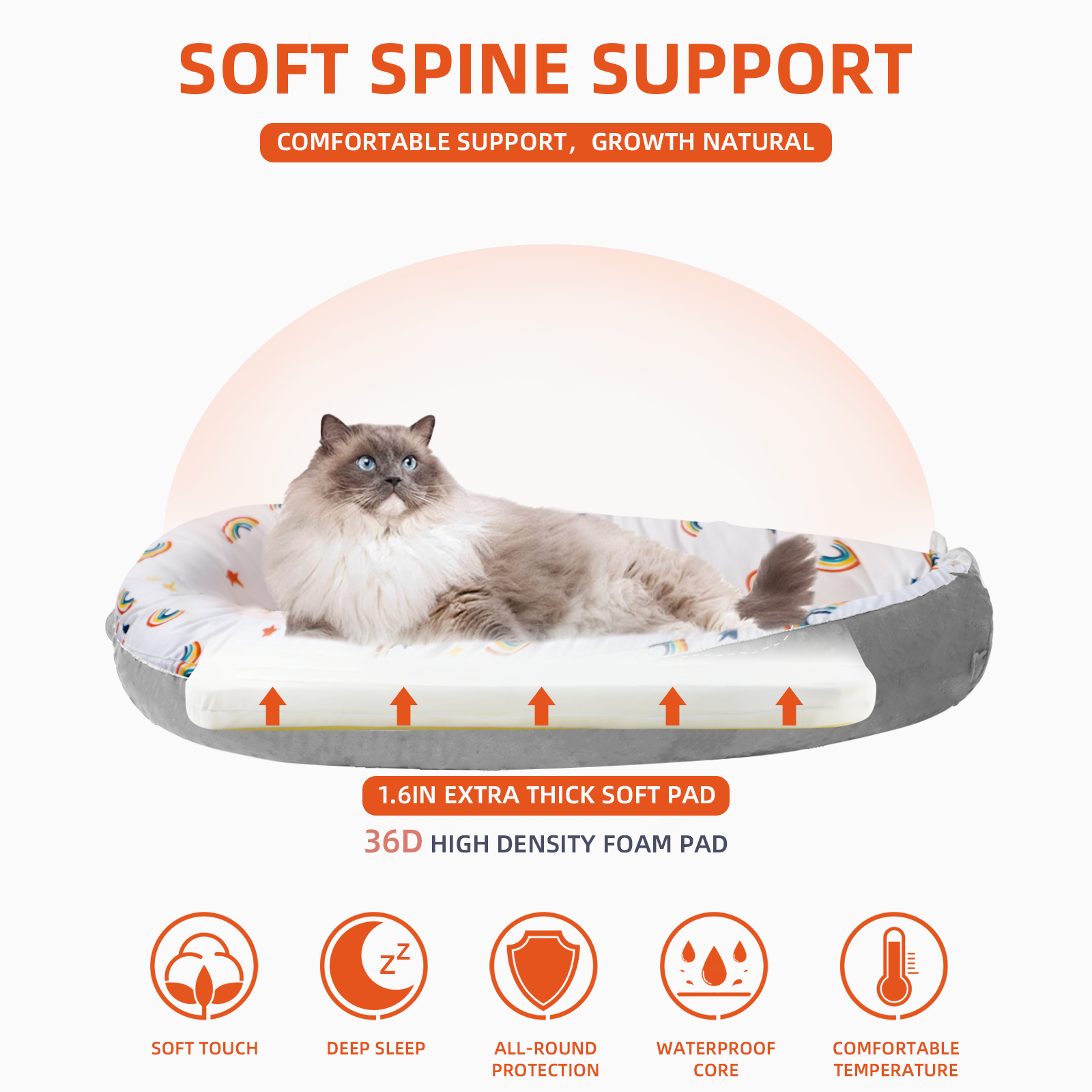 100% Cotton Cozy Pet Bed