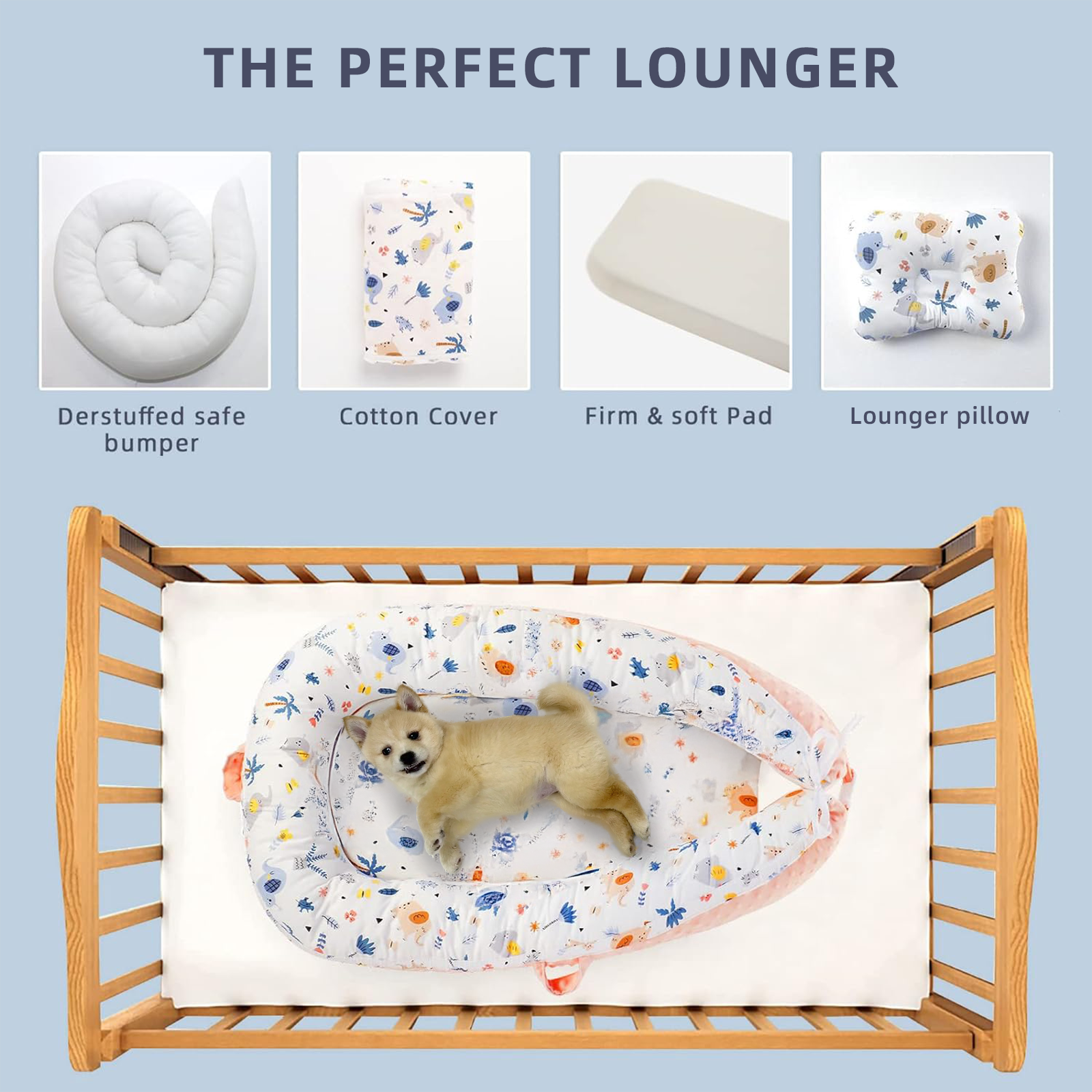 100% Cotton Cozy Pet Bed