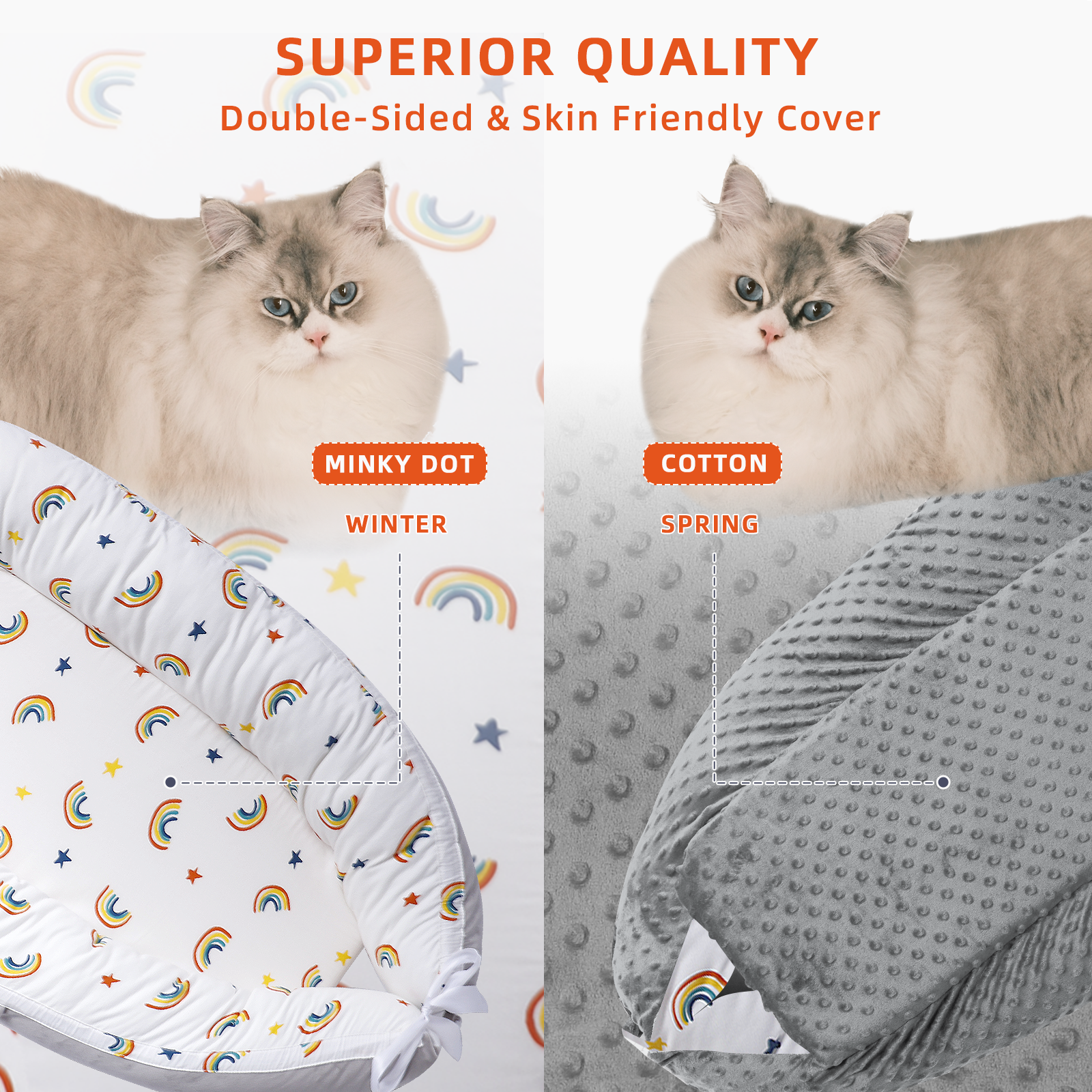 100% Cotton Cozy Pet Bed